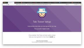 Tab Tosser Firefox aizveras cilnes, kas nav izmantoti